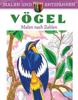 Malen und entspannen: Vögel