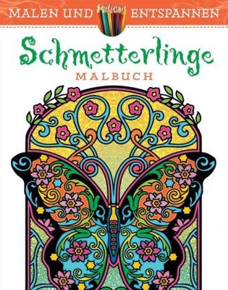 Malen und entspannen: Schmetterlinge