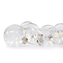 Sada LED vánočních koulí s hvězdami, vel. 8cm, 6ks, 30LED,časovač, tester, 3xAA