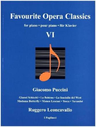 Favourite Opera Classics, für Klavier. Bd.6