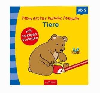 Mein erstes buntes Malbuch Tiere