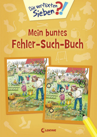 Die verflixten Sieben - Mein buntes Fehler-Such-Buch