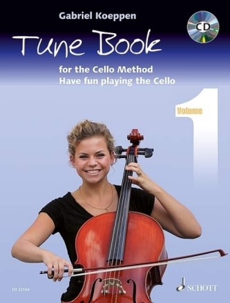 Cello Method, Tune Book, 1-3 Violoncellos, w. Audio-CD. Book.1