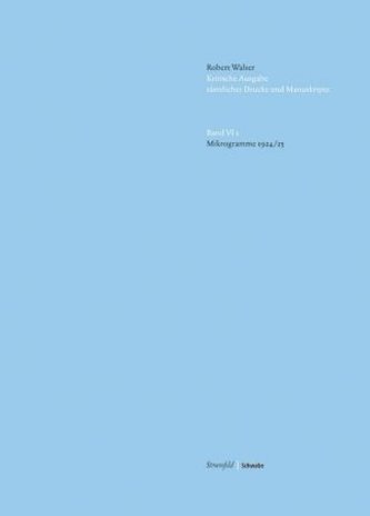 Mikrogramme 1924/1925