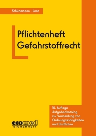 Pflichtenheft Gefahrstoffrecht