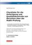 Checkliste 14 für die Anfertigung und Qualitätskontrolle von Berichten über die MaBV-Prüfung