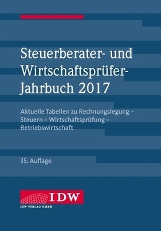 Steuerberater- und Wirtschaftsprüfer-Jahrbuch 2017