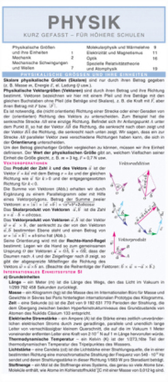Physik: Kurz gefasst - Für höhere Schulen.