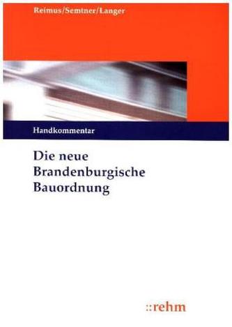 Die neue Brandenburgische Bauordnung (BbgBO), Handkommentar