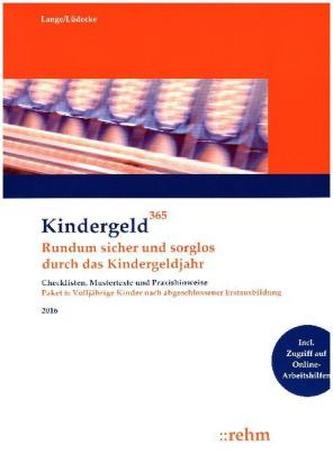 Volljährige Kinder nach abgeschlossener Berufsausbildung 2016
