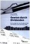 Gewinn durch Dividenden