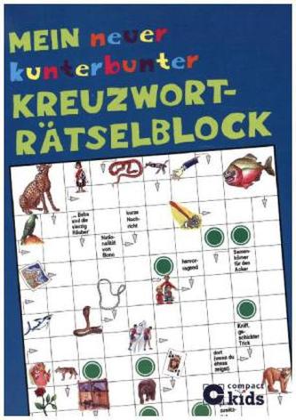 Mein neuer kunterbunter Kreuzworträtselblock