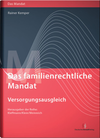 Das familienrechtliche Mandat - Versorgungsausgleich