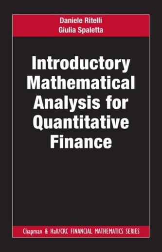 Introductory Mathematical Analysis for Quantitative Finance