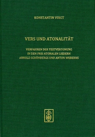 Vers und Atonalität