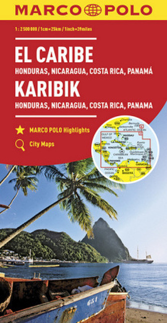 MARCO POLO Kontinentalkarte Karibik 1:2 500 000