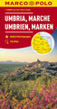 MARCO POLO Karte Umbrien, Marken 1:200 000. Umbria, Marches. Umbria, Marche. Ombrie, Marches