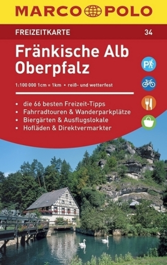 MARCO POLO Freizeitkarte Fränkische Alb, Oberpfalz