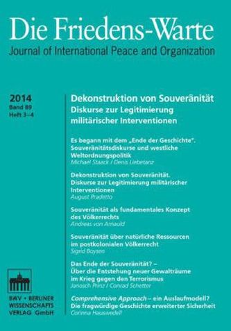 Dekonstruktion von Souveränität. Diskurse zur Legitimierung militärischer Interventionen