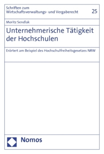 Unternehmerische Tätigkeit der Hochschulen