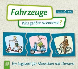 Fahrzeuge - Was gehört zusammen? Ein Legespiel für Menschen mit Demenz