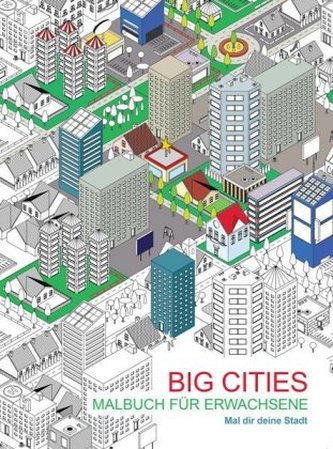 Malbuch für Erwachsene: Big Cities