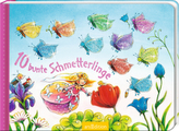 10 bunte Schmetterlinge