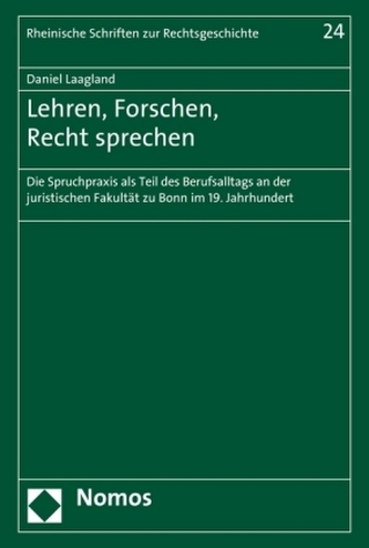 Lehren, Forschen, Recht sprechen