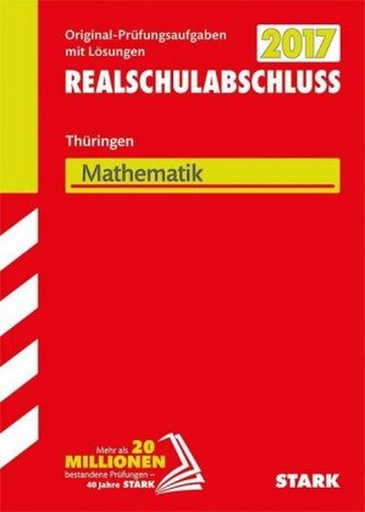 Realschulabschluss 2017 - Thüringen - Mathematik