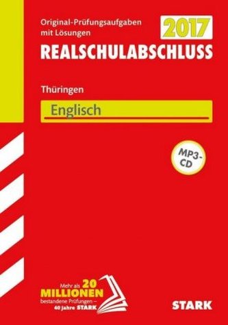 Realschulabschluss 2017 - Thüringen - Englisch, mit MP3-CD