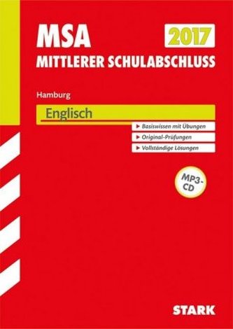 Mittlerer Schulabschluss 2017 - Hamburg - Englisch, mit MP3-CD