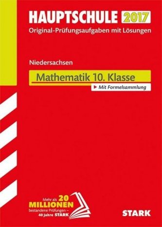 Hauptschule 2017 - Niedersachsen - Mathematik 10. Klasse