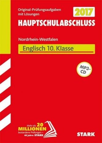 Zentrale Prüfung 2017 - Hauptschulabschluss Hauptschule Typ A · Gesamtschule GK Nordrhein-Westfalen - Englisch 10. Klasse, m. MP