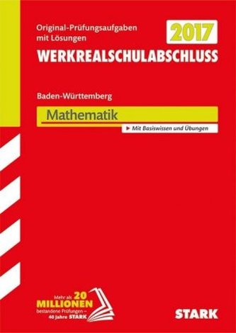 Werkrealschulabschluss Baden-Württemberg 2017 - Mathematik