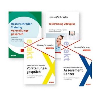 'Traumjob bekommen' Vorstellungsgespräch und Testtraining, 4 Bde.