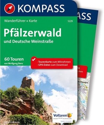 Kompass Wanderführer Pfälzerwald und Deutsche Weinstraße