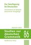 Zur Satzfügung im Deutschen