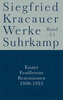 Essays, Feuilletons, Rezensionen 1906-1923