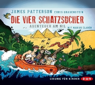 Die vier Schatzsucher - Abenteuer am Nil, 3 Audio-CDs