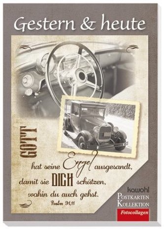 Gestern & heute, Postkartenbuch