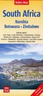 Nelles Map Landkarte South Africa : South Africa, Namibia, Botswana, Zimbabwe. Südafrika / Afrique du Sud / África del Sur