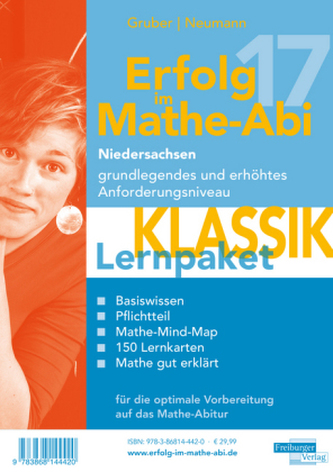 Erfolg im Mathe-Abi 2017 Lernpaket Klassik Niedersachsen grundlegendes und erhöhtes Anforderungsniveau
