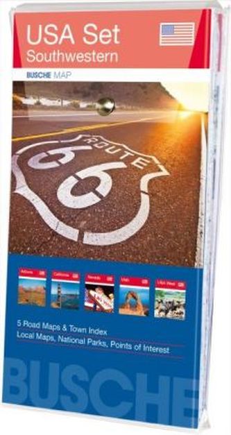 Busche Map USA Set - Southwestern
