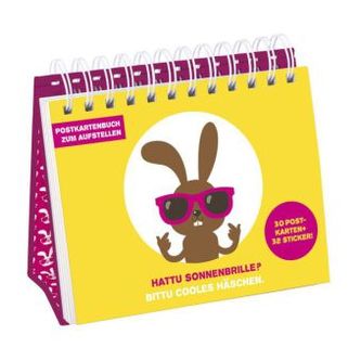 Hattu Sonnenbrille? - Postkartenbuch zum Aufstellen