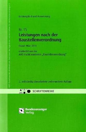 Leistungen nach der Baustellenverordnung