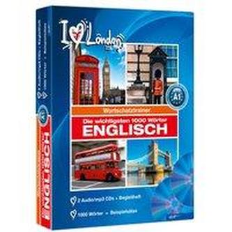 Die wichtigsten 1000 Wörter Englisch, 2 Audio/mp3-CDs + Begleitheft