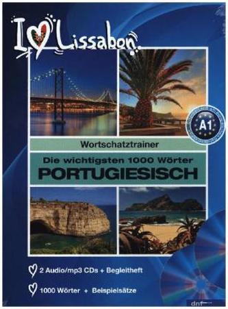 Die wichtigsten 1000 Wörter Portugiesisch, 2 Audio/mp3-CDs + Begleitheft