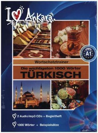 Die wichtigsten 1000 Wörter Türkisch, 2 Audio/mp3-CDs + Begleitheft