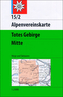 Alpenvereinskarte Totes Gebirge Mitte