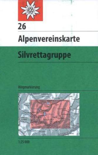 Alpenvereinskarte Silvrettagruppe